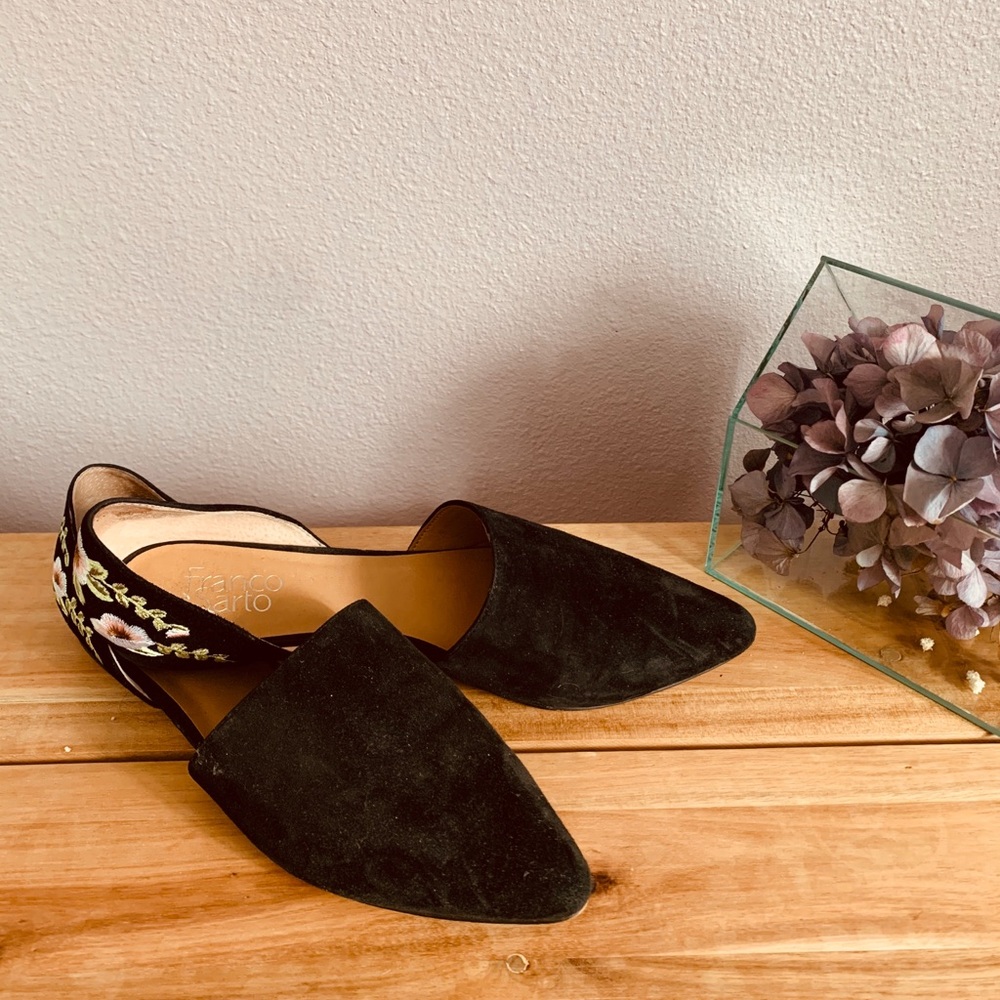 Franco Sarto Floral Flats